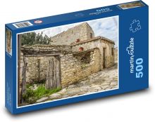 Stary dom - opuszczony, kamień Puzzle 500 elementów - 46x30 cm