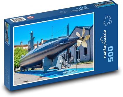 Ponorka - Múzeum vedy, Taliansko - Puzzle 500 dielikov, rozmer 46x30 cm 