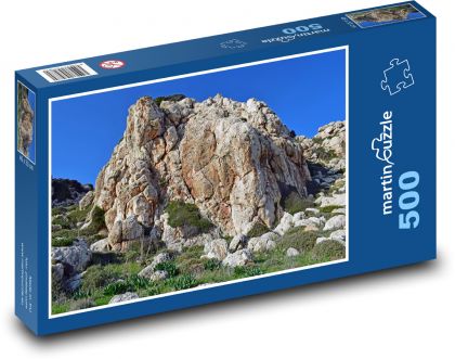 Príroda - skaly, vonku - Puzzle 500 dielikov, rozmer 46x30 cm 