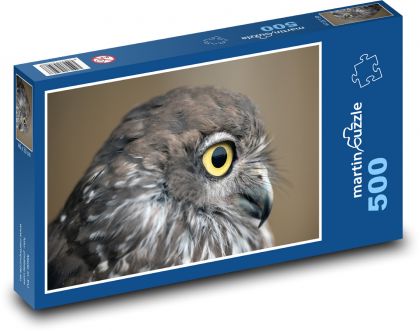 Raubkauz - Vogel, Tier - Puzzle - 500 Teile