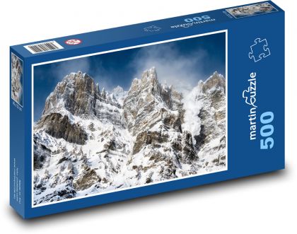 Lawine - Gebirge, Alpen - Puzzle - 500 Teile