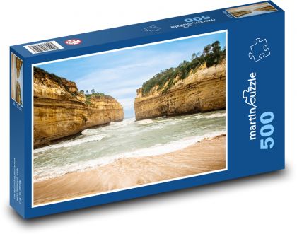 Ocean - beach, rocks - Puzzle of 500 pieces, size 46x30 cm 