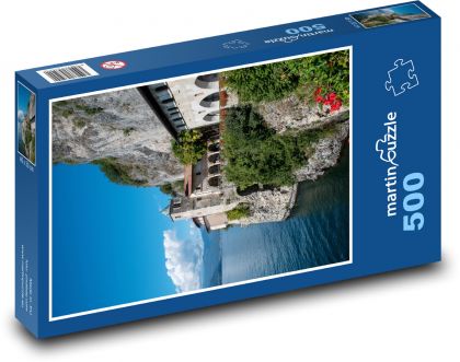 Santa Caterina Del Sasso - Kloster, Italien - Puzzle - 500 Teile