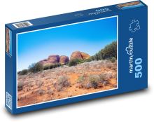 Kata Tjuta - skalné útvary, púšť Puzzle 500 dielikov - 46 x 30 cm 