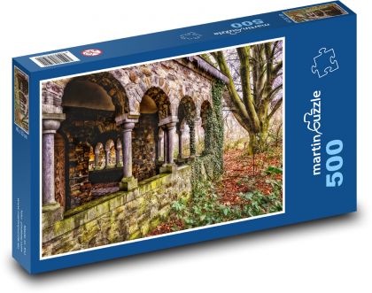 Kláštor - stará staba, príroda - Puzzle 500 dielikov, rozmer 46x30 cm 