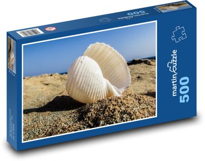 Shell - beach, shell - Puzzle of 500 pieces, size 46x30 cm 