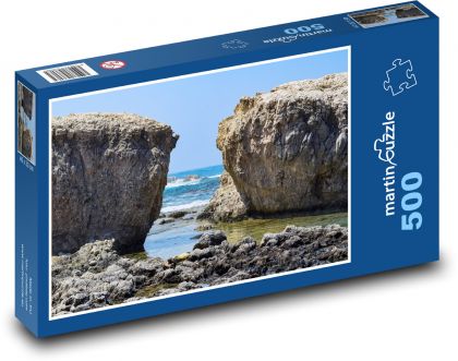 Felsen - Felsenküste, Meer - Puzzle - 500 Teile