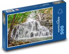 Vodopád - rieka, voda Puzzle 500 dielikov - 46 x 30 cm 