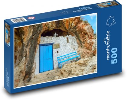 Kaple - jeskyně, stavba - Puzzle 500 dílků, rozměr 46x30 cm