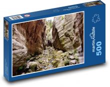 Akamas - Cyprus, gorge Puzzle of 500 pieces - 46 x 30 cm 