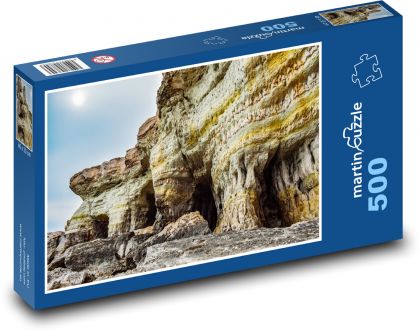 Cyprus - national park, cliffs - Puzzle of 500 pieces, size 46x30 cm 