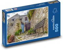 Starý dům - architekura, stavba Puzzle 500 dílků - 46 x 30 cm