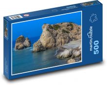 Skala v mori - príroda, krajina Puzzle 500 dielikov - 46 x 30 cm 