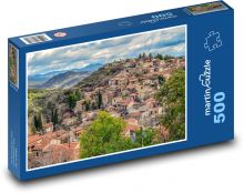 Lofou - Kypr, vesnice Puzzle 500 dílků - 46 x 30 cm