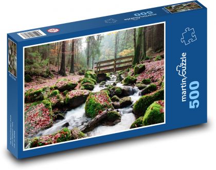 Teutoburger Wald - Fluss, Natur - Puzzle - 500 Teile