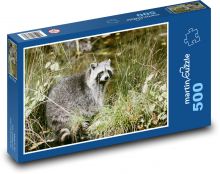 Waschbär - Tier, Natur Puzzle 500 Teile - 46 x 30 cm