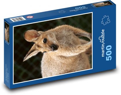 Klokan - Austrálie, vačnatec - puzzle 500 dílků