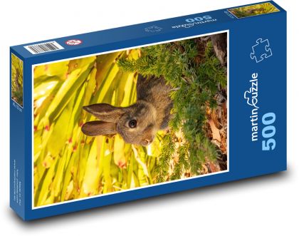 Králík - hlodavec, zvíře - Puzzle 500 dílků, rozměr 46x30 cm