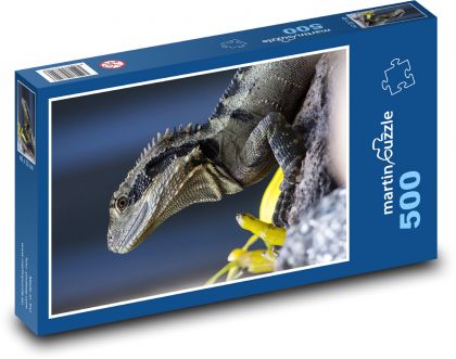 Jašterica - zviera, plaz - Puzzle 500 dielikov, rozmer 46x30 cm 