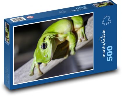 Žába - obojživelník, rosnička - puzzle 500 dílků