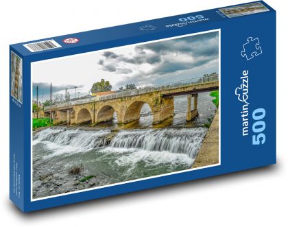 Most - řeka, voda - Puzzle 500 dílků, rozměr 46x30 cm