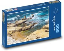 Beach - rocky coast, sea Puzzle of 500 pieces - 46 x 30 cm 