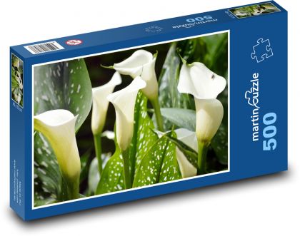 Kala - kvet, rastlina - Puzzle 500 dielikov, rozmer 46x30 cm 
