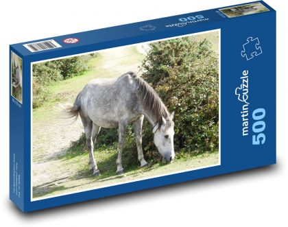 Kůň - zvíře, léto - Puzzle 500 dílků, rozměr 46x30 cm