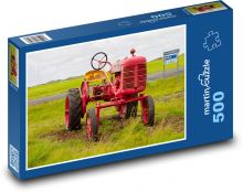 Traktor - krajina, Island Puzzle 500 - 46x30 cm