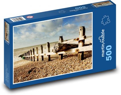 Pláž - more, pobrežie - Puzzle 500 dielikov, rozmer 46x30 cm 