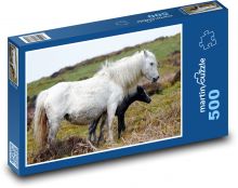 Kobyla - kůň, zvíře Puzzle 500 - 46x30 cm