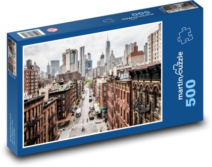 Manhattan  - USA, New York - Puzzle of 500 pieces, size 46x30 cm 