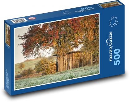 Strom - zima, krajina - Puzzle 500 dielikov, rozmer 46x30 cm 