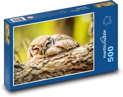 Sova - vták, zviera - Puzzle 500 dielikov, rozmer 46x30 cm 