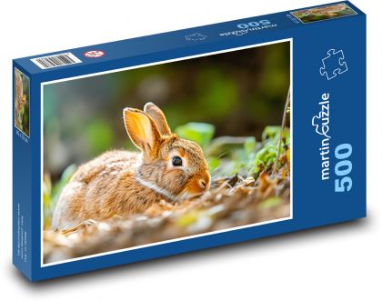 Králik - zviera, cicavec - Puzzle 500 dielikov, rozmer 46x30 cm 