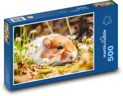 Hamster - rodent, mouse - Puzzle of 500 pieces, size 46x30 cm 