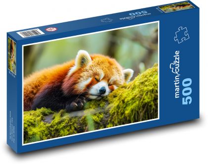 Schlafender Panda - Tier, Wald - Puzzle - 500 Teile