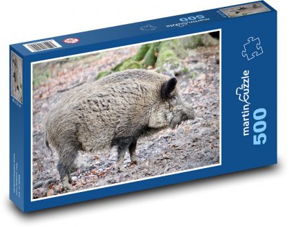 Wildschwein - Wildschwein, Tier - Puzzle - 500 Teile