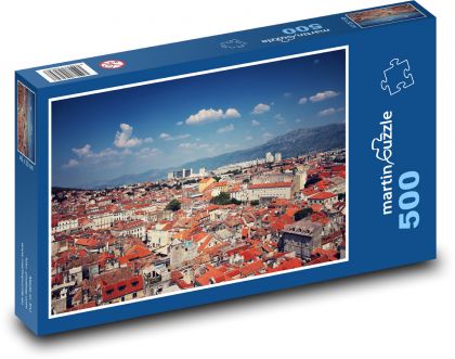 Chorwacja - Split, miasto - Puzzle 500 elementów, rozmiar 46x30 cm