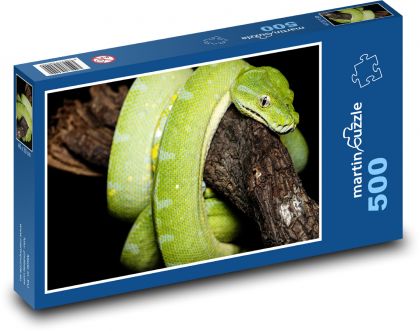 Snake - reptile, animal - Puzzle of 500 pieces, size 46x30 cm 