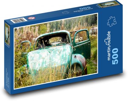 Wrack - Auto, Wald - Puzzle - 500 Teile