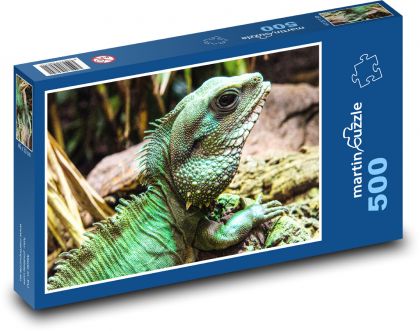 Chameleon - plaz, zvíře - Puzzle 500 dílků, rozměr 46x30 cm