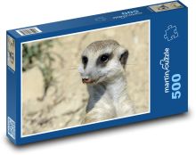 Surikata - Tier, Zoo Puzzle 500 Teile - 46 x 30 cm
