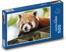 Panda červená - medvídek, zvíře Puzzle 500 - 46x30 cm