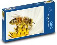 Opýlení - včela, hmyz  Puzzle 500 - 46x30 cm