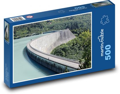 Staudamm - Stausee, Wand - Puzzle - 500 Teile
