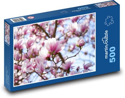 Magnölie - květ, rostlina - puzzle 500 dílků