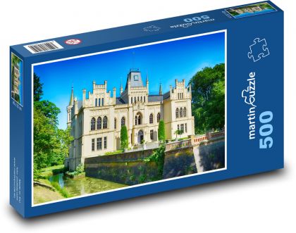 Hrad Evenburg - Německo, Loga  - Puzzle 500 dílků, rozměr 46x30 cm