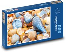Mušle - mäkkýše, morské Puzzle 500 dielikov - 46 x 30 cm