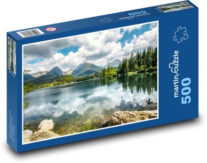 Wysokie Tatry - góry, krajobraz - Puzzle 500 elementów, rozmiar 46x30 cm